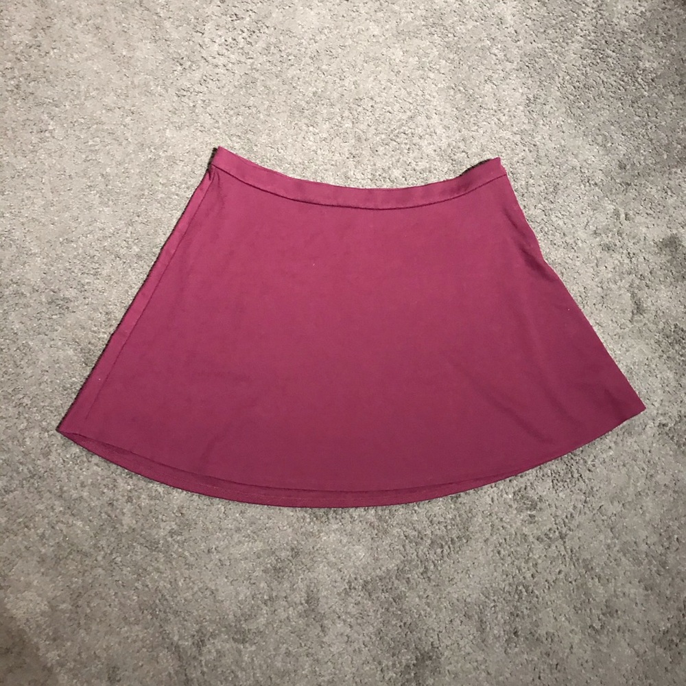 Gap Burgundy Skater skirt
